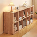 Modular Natural Pine Bookshelf – Modern Open Shelving Organizer