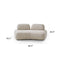 Modular Pebble Sofa with Movable Backs for Flexible Living Spaces Dimensions