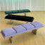 Modular Upholstered Bench with Geometric Metal Base for Modern Interiors Main Product Image