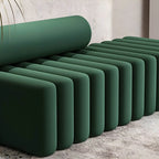Modular Velvet Armless Sofa – Modern Solid & Patchwork Design