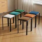 Modular White Conference Table Series with Crescent Units and Slim Legs