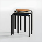 Modular White Conference Table Series with Crescent Units and Slim Legs