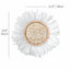 Mother of Pearl Wall Art, Handmade Feather Sunburst Decor Series