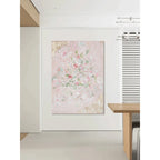 Mother of Pearl Wall Art, Textured Floral Relief for Serene Luxe Interiors
