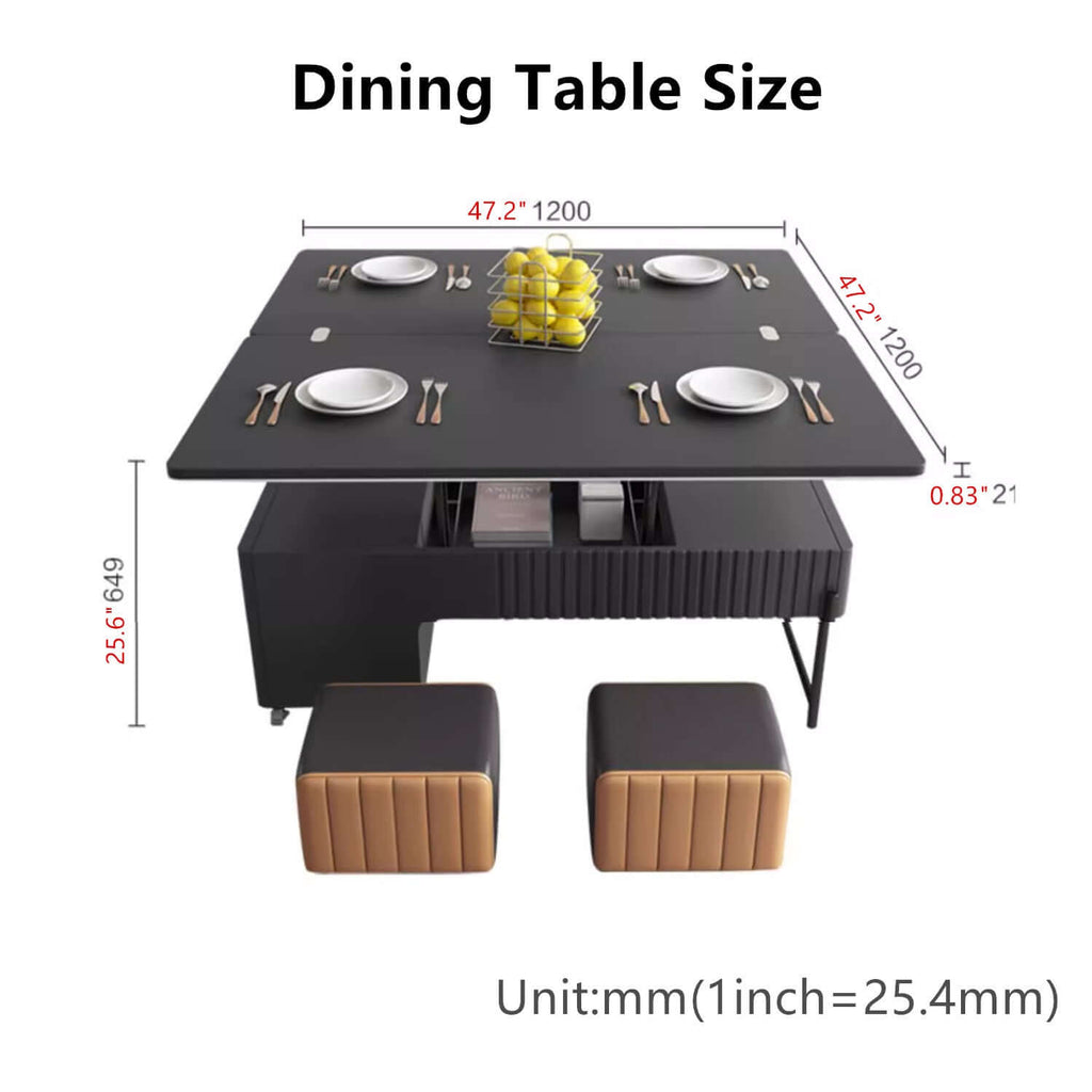 Multi-Function Lifting Coffee Table With Storage