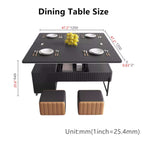 Multi-Function Lifting Coffee Table With Storage