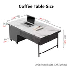 Multi-Function Lifting Coffee Table With Storage