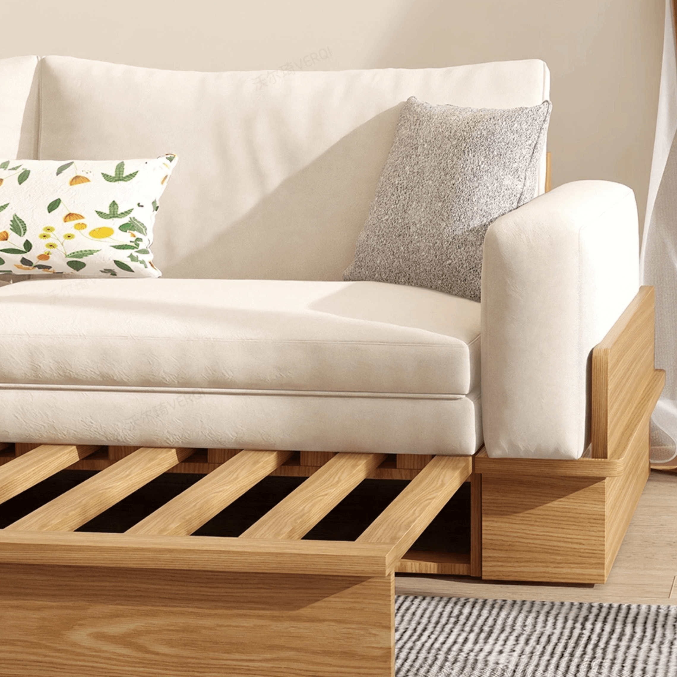 Multi-Functional Sofa Bed with Storage - Simple and Elegant