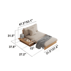 Multi-Functional Sofa Bed with Storage - Simple and Elegant Dimensions