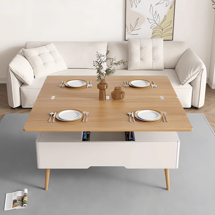 Multifunctional Lift-Top Coffee Table with Drawer