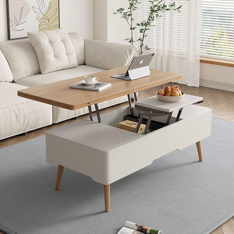 Multifunctional Lift-Top Coffee Table with Drawer Main Product Image Imagen principal del producto