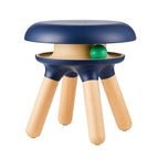 Multifunctional Pet-Friendly Accent Chair Stool With Orbital Cat Play Ring