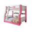 Natural/Blue Modern Wooden Bunk Bed with Bookshelf, Ladder and Storage