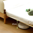 Natural Finish Kids Bed with Fun Roof and Climbing Frame