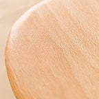 Natural Finish Scandinavian Wood Daybed with Headboard