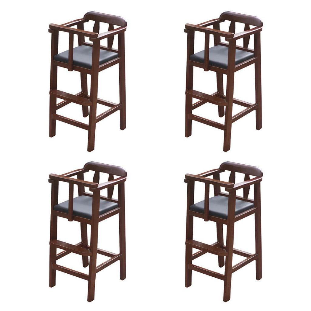 Natural Finish Wooden Dining Chair with Comfortable Design for Kids