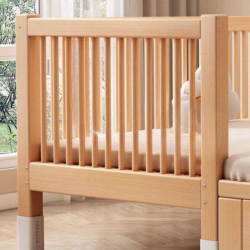 Natural Finish Wooden Toddler Bed - Multiple Sizes