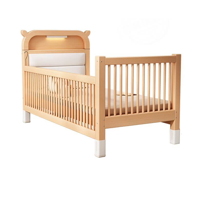 Natural Finish Wooden Toddler Bed - Multiple Sizes