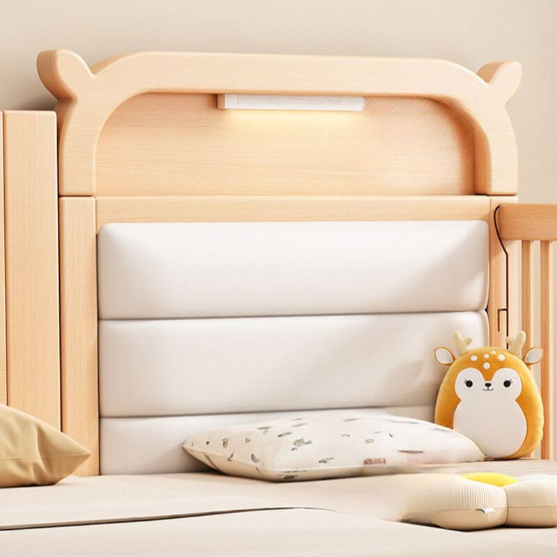 Natural Finish Wooden Toddler Bed - Multiple Sizes
