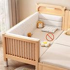 Natural Finish Wooden Toddler Bed - Multiple Sizes
