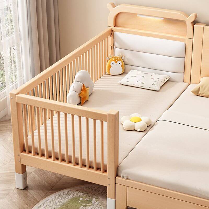 Natural Finish Wooden Toddler Bed - Multiple Sizes Main Product Image Hauptbild