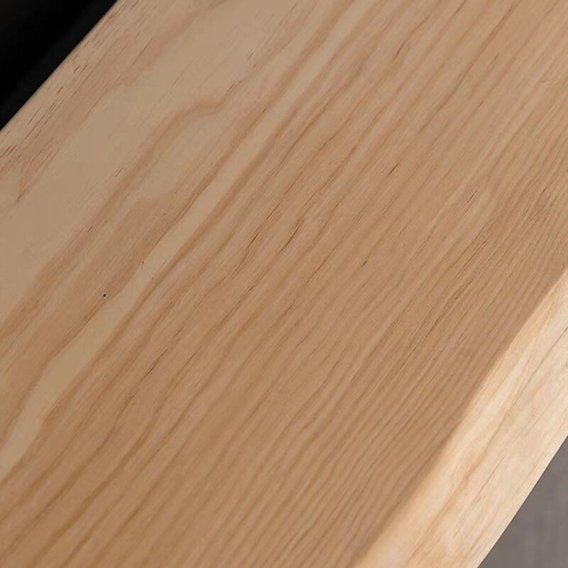 Natural Live Edge Wood Bench with Minimalist Modern Design