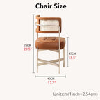 Natural Solid Wood Extendable Dining Table + 4 Chairs