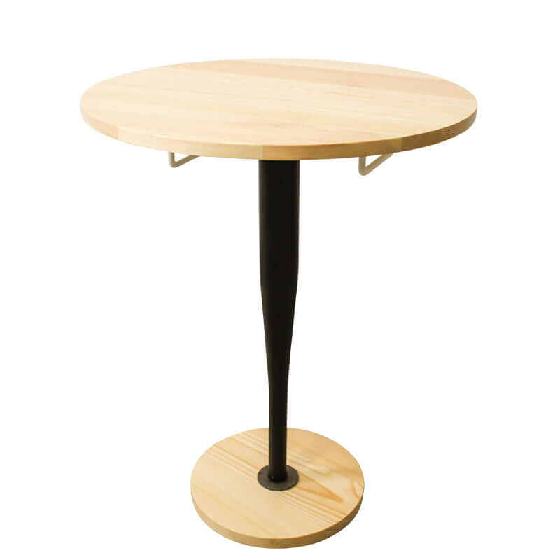 Natural Wood Baseball Bat Nightstand With Cable Slots