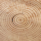 Natural Wood Coffee Table with Unique Petal Design