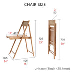 Natural Wood Folding Dining Table Set With Rattan Cabinet