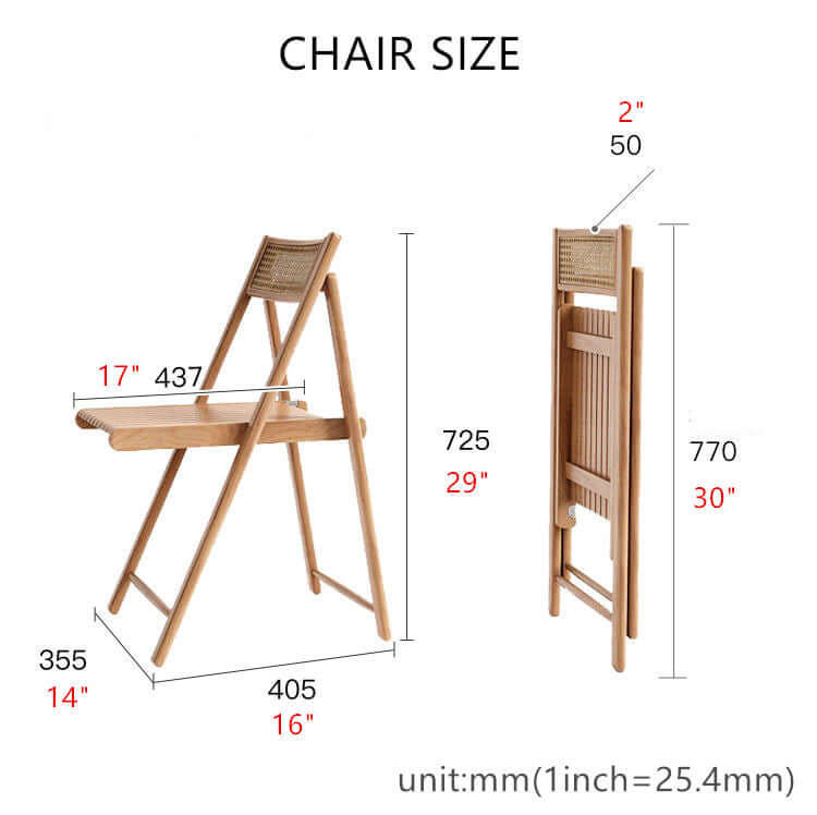 Natural Wood Folding Dining Table Set With Rattan Cabinet