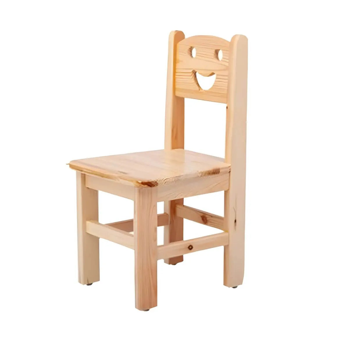 Natural Wood Kids Writing Desk Sets – Light Brown Round & Rectangular Tables with Chairs