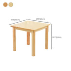 Natural Wood Kids Writing Desk Sets – Light Brown Round & Rectangular Tables with Chairs Dimensions