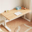Natural Wood Writing Desk with Adjustable Height for Kids