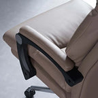 Nest Reclining Executive Office Chair with Footrest – Genuine & Faux Leather