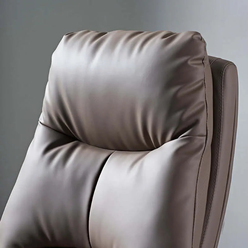 Nest Reclining Executive Office Chair with Footrest – Genuine & Faux Leather
