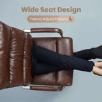 Noble Faux Leather Visitor Office Chair with Sled Base