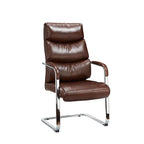 Noble Faux Leather Visitor Office Chair with Sled Base Main Product Image