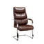 Noble Faux Leather Visitor Office Chair with Sled Base Main Product Image