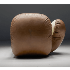 Nordic Luxury Boxing Glove Sofa With Faux Leather Finish