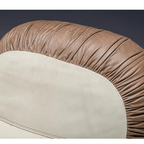 Nordic Luxury Boxing Glove Sofa With Faux Leather Finish