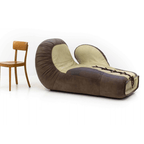 Nordic Luxury Boxing Glove Sofa With Faux Leather Finish