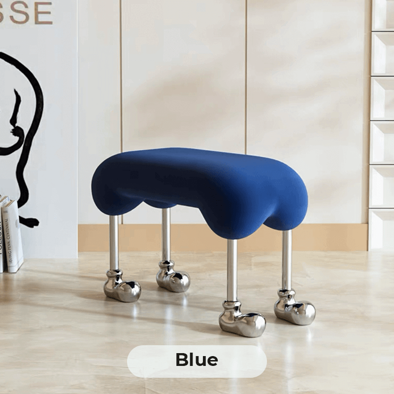 Nordic Meow Bloom Dog Stool - White/Caramel/Green/Blue/Gray