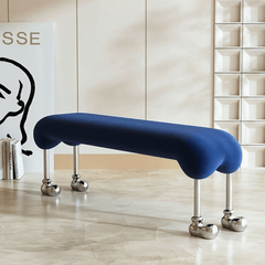 Nordic Meow Bloom Dog Stool - White/Caramel/Green/Blue/Gray