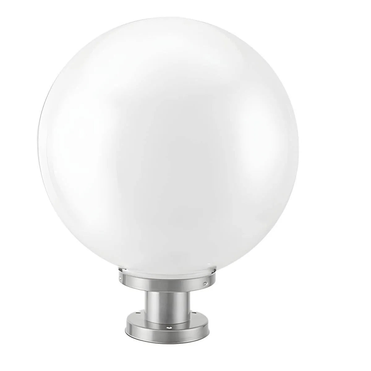 Nordic Metal Solar Outdoor Table Lamp – Round Glass Globe Light