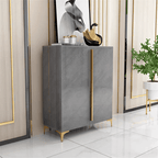 Nordic Slim Shoe Cabinet with Adjustable Shelves