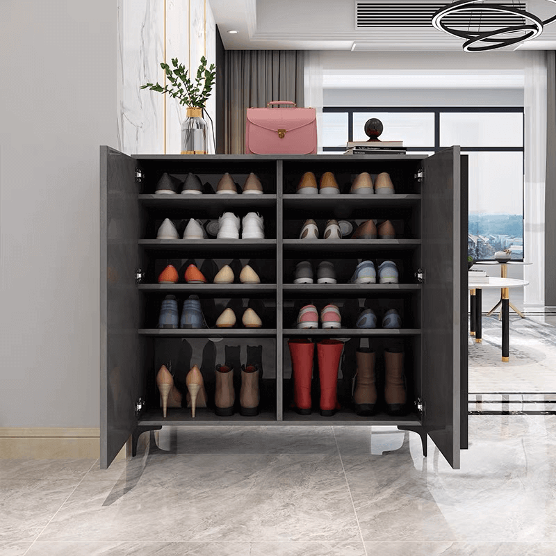 Nordic Slim Shoe Cabinet with Adjustable Shelves