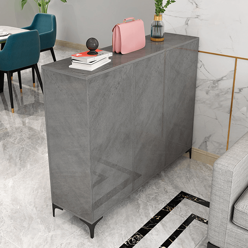 Nordic Slim Shoe Cabinet with Adjustable Shelves