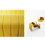 Nordic Style Outdoor Rattan Sofa with Aluminum Frame