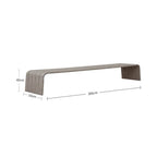 Nordic Style Outdoor Rattan Sofa with Aluminum Frame